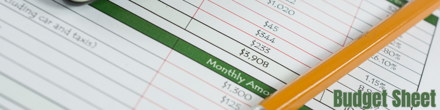 Section 3-2 Preparing a Budget Sheet